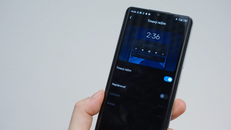 Xiaomi Mi Note 10 Pro - tmavý režim
