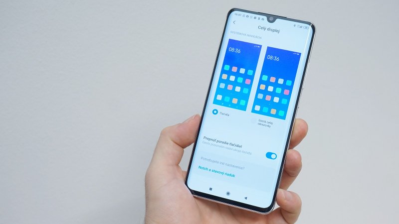 Xiaomi Mi Note 10 Pro - ovládanie tlačidlami alebo gestami?