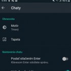 WhatsApp tmavý režim