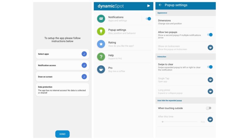 dynamicSpot screenshot