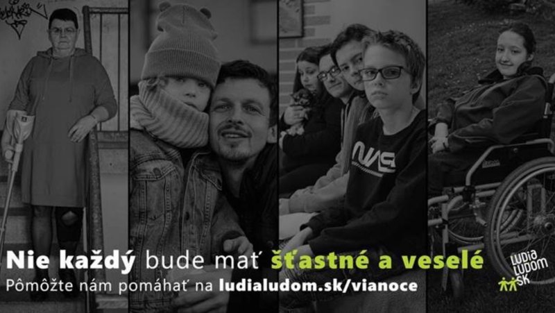 Portál ĽudiaĽuďom.sk pomáha ľuďom v núdzi nielen na Vianoce