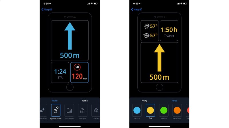 Sygic Head-Up Display prispôsobenie