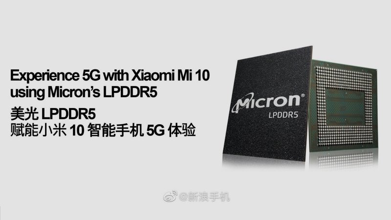Xiaomi Mi 10 dostane nový typ LPDDR5 RAM 