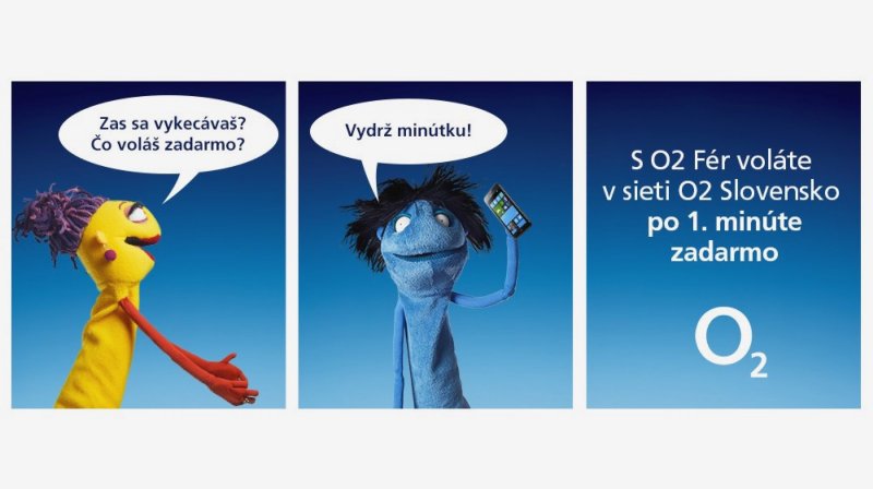 O2 Fér - volania po 1. minúte zadarmo