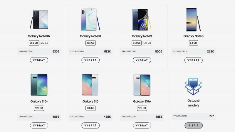 Samsung - Vymeň starý za nový