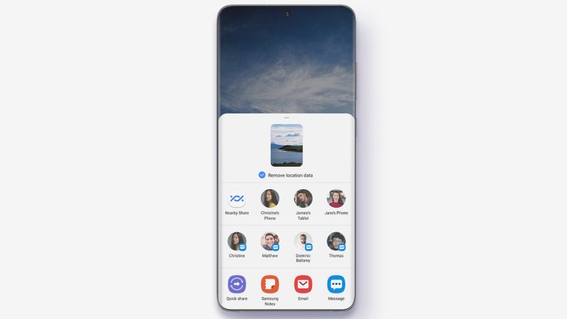 One UI 3.1 - Private Share