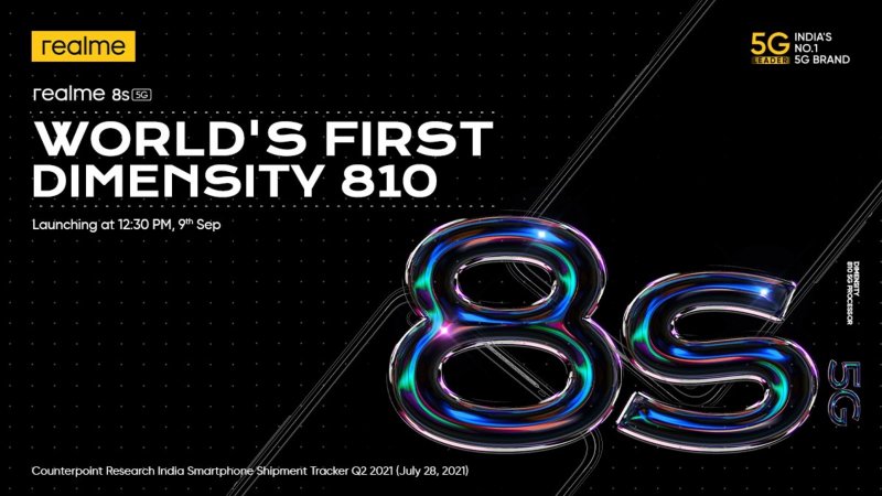 Realme 8i a 8S 5G spoznáme 9. septembra