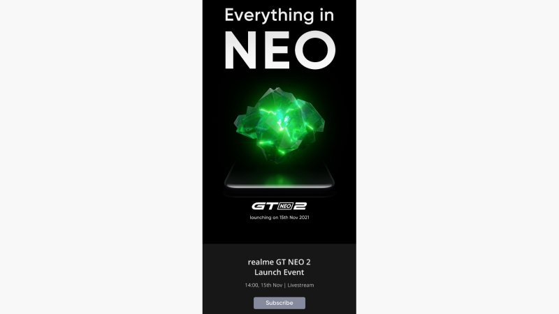 Realme GT Neo2 príde do Európy 15. novembra