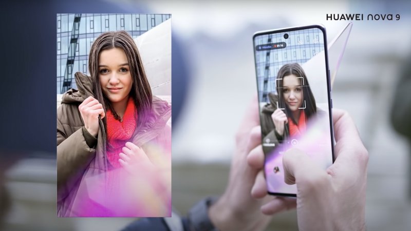 Huawei Nova 9 - portrét so sklíčkom