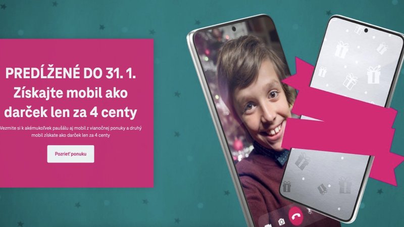 Telekom: akciová pouka na mobil za 4 centy predĺžená do konca januára