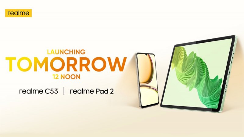 Tablet Realme Pad 2 dostabe 11,5'' 2K displej. príde spolu s Realme C53