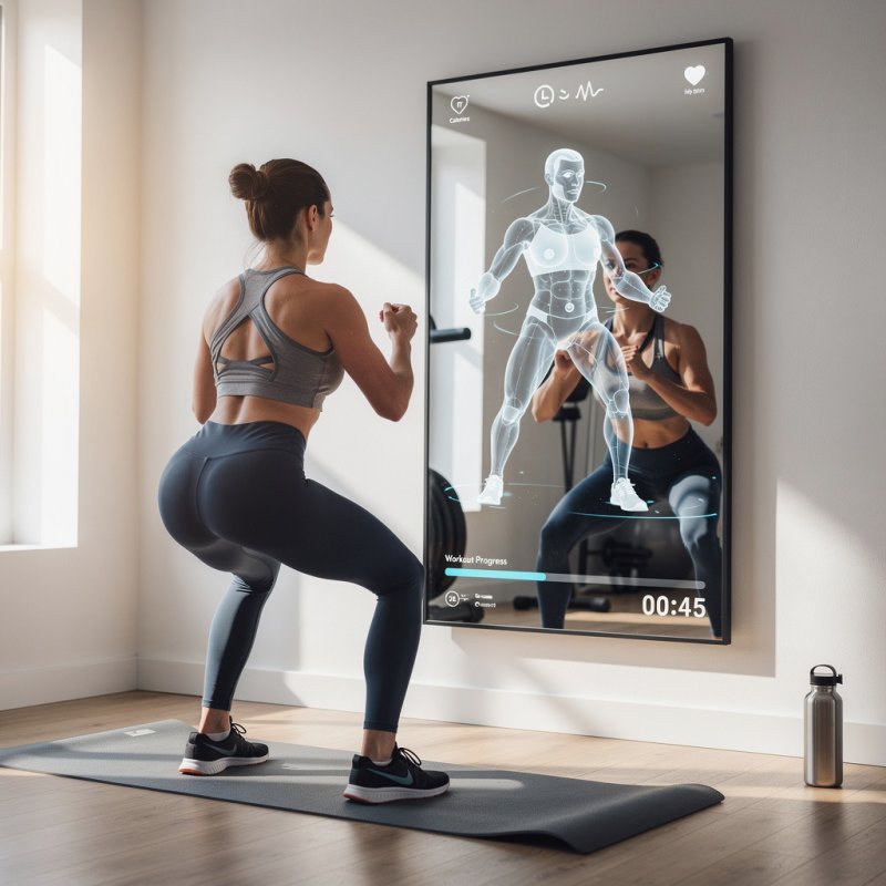 Smart zrkadlo ako tréner