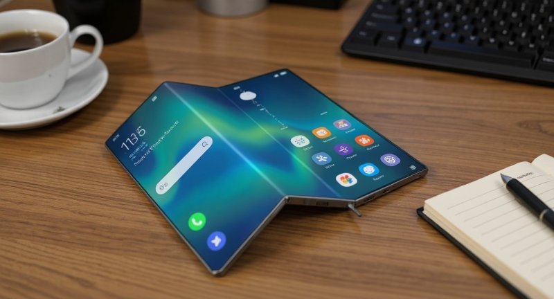 Takto nejako by mal vyzerať Samsung Galaxy Z TriFold