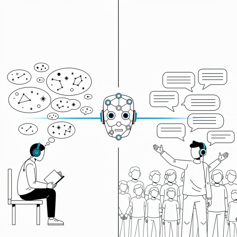 Kto z AI ťaží viac? Introvert alebo extrovert?